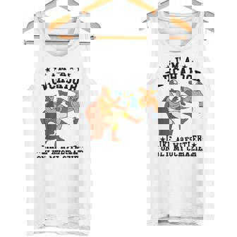 私はレスラーのようなルチャドールだけだ もっとクレイジーなルチャ・リブレ タンクトップ - Kawaiitshirt