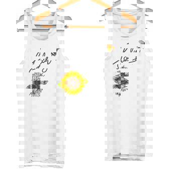 秋のひまわり マルハナバチ 面白いひまわり蜂 秋の愛 タンクトップ - Kawaiitshirt