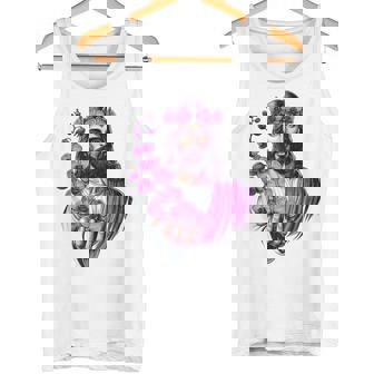 紫の蘭を持つイエス タンクトップ - Kawaiitshirt