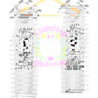 結婚9年 結婚9周年 タンクトップ - Kawaiitshirt