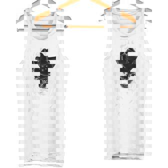 羽の天使の翼 カウボーイスカル 背中 タンクトップ - Kawaiitshirt