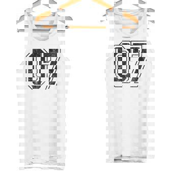 背中に07番 タンクトップ - Kawaiitshirt