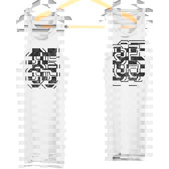 背中に85番 タンクトップ - Kawaiitshirt