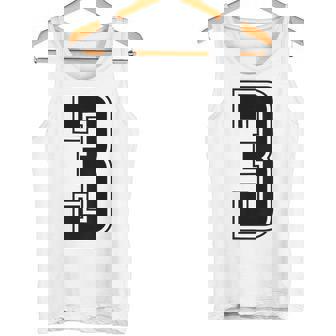 背番号 3 チーム短大スポーツ背番号付きユニフォーム タンクトップ - Kawaiitshirt