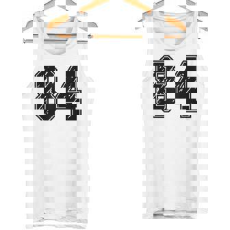 背番号 84 チーム短大スポーツ背番号付きユニフォーム タンクトップ - Kawaiitshirt