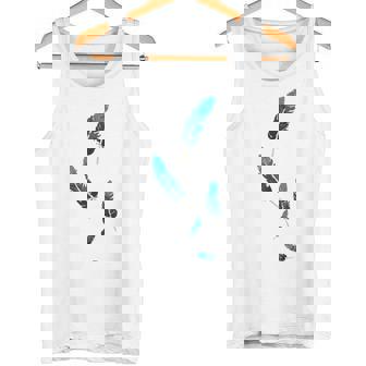 落ちる青い鳥の羽 タンクトップ - Kawaiitshirt