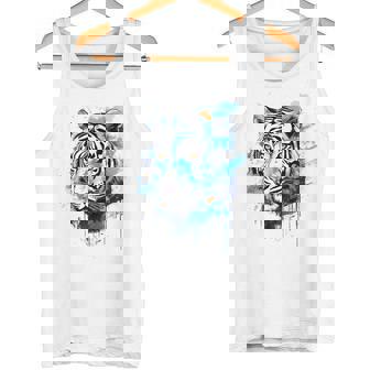 虎のアートワーク 動物園の動物 虎 タンクトップ - Kawaiitshirt