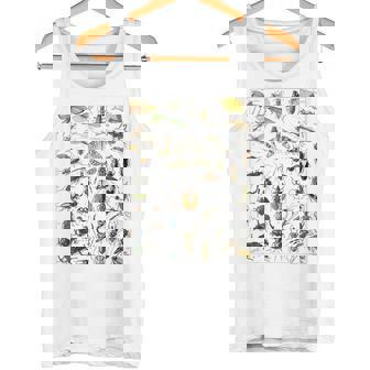 虫 昆虫 虫虫型 昆虫学プリント 虫プリント タンクトップ - Kawaiitshirt