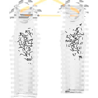 蜘蛛の巣 ハート かわいい ハロウィン ゴス タンクトップ - Kawaiitshirt