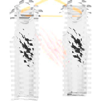 血まみれのシャツ ハロウィン ゾンビ 爪 マーク 血のはね タンクトップ - Kawaiitshirt