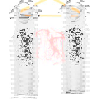 血まみれの傷 ハロウィンコスチューム 血はね けが ゾンビ タンクトップ - Kawaiitshirt