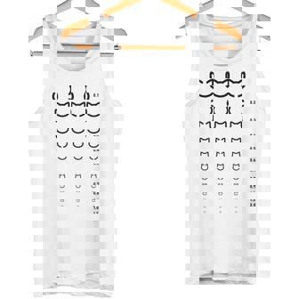 視力検査 猫 ネコの飼い主 ねこの飼い主 おもしろ 愛猫家 猫の飼い主 ネコ好き ネコ 猫好き ネコ好き タンクトップ - Kawaiitshirt