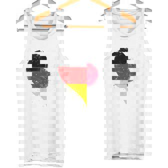 誇り高き日本人ドイツ人のためのヴィンテージの旗 A 日本 ドイツ タンクトップ - Kawaiitshirt