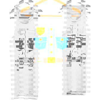 警察コスチューム 面白い警官 警察官 警察官 男性 男の子 子供 タンクトップ - Kawaiitshirt