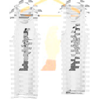 赤いふんどしの立っている男性 エゴン・シーレ作 1914 長袖tシャツ タンクトップ - Kawaiitshirt