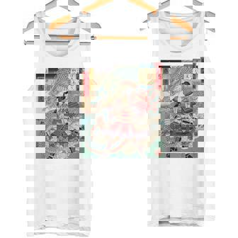 越後の龍 上杉謙信 長尾景虎 毘沙門天 軍神 バックプリント タンクトップ - Kawaiitshirt