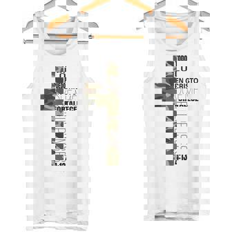 迷彩 スペイン語 聖書 一節 クリスティアーノerso タンクトップ - Kawaiitshirt