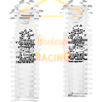 週末はレーシングカーレースモータースポーツ タンクトップ - Kawaiitshirt