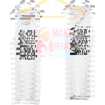 面白いクリスマスグレートアゲイントランプサンタファンusaホリデー 2024 タンクトップ - Kawaiitshirt
