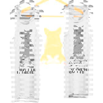 面白いコーギー、コーギーバット、コーギースプルーティング、コーギーママへのギフト。 タンクトップ - Kawaiitshirt