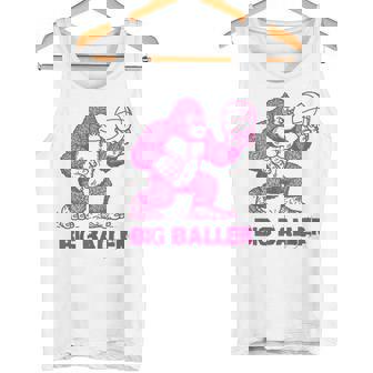 面白いゴリラ遊びバスケットボール ビッグボーラー マネースポーツ タンクトップ - Kawaiitshirt