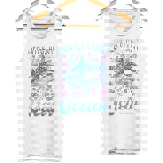 面白いジンベイザメ 動物 優しい海の巨人 タンクトップ - Kawaiitshirt