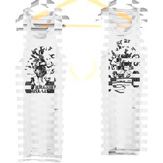 面白いチキンレッグバーベルワークアウトジム。 タンクトップ - Kawaiitshirt