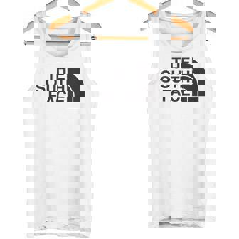 面白いパロディシャツ 夏のクールなデザインのための南の顔 タンクトップ - Kawaiitshirt