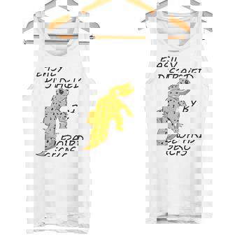 面白いヒョウモントカゲモドキ 発言するトカゲ 爬虫類 タンクトップ - Kawaiitshirt