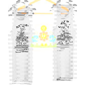 面白いポジティブスマイルサンガーデンハッピーガーデナー植物が育つ 長袖tシャツ タンクトップ - Kawaiitshirt