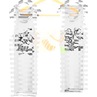 面白い寿司 ビーチで日光浴 タンクトップ - Kawaiitshirt