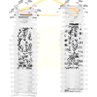 食虫植物 ヴィンテージ サラセニア ボタニカル タンクトップ - Kawaiitshirt