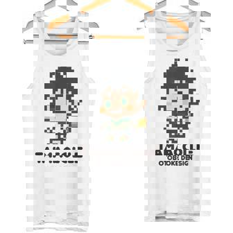 魂これ 讃岐 かわいい ドット絵 ゲーム タンクトップ - Kawaiitshirt