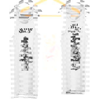 黒柴犬 柔道空手マスター 白柔道師 タンクトップ - Kawaiitshirt