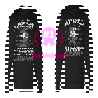 1 Bead Tug O War Champion Adult Humor Cringe Long Sleeve T-Shirt - Monsterry