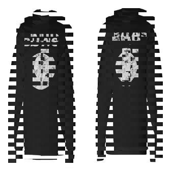 100年 バウハウス・スケール 1919年からのプロファイルデザイン ビンテージ 長袖Tシャツ - Kawaiitshirt