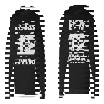 102歳の誕生日。It's My 102歳の誕生日 102歳の誕生日 長袖Tシャツ - Kawaiitshirt