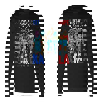 107 Days Of Hope Thank You Kamala 107 Days Kamala Harris Long Sleeve T-Shirt | Seseable UK