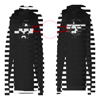 1943年アメリカ空軍ラウンド。 長袖Tシャツ - Kawaiitshirt