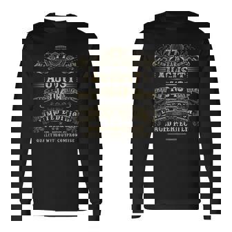 1948年8月 77歳の誕生日プレゼント 男性用 77歳の誕生日プレゼント 長袖Tシャツ - Kawaiitshirt