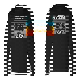 1953 年生まれのキャンピングカー バースデーキャラバン 長袖Tシャツ - Kawaiitshirt