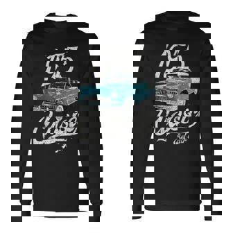 1955 シボレーベルエアブルー 長袖Tシャツ - Kawaiitshirt