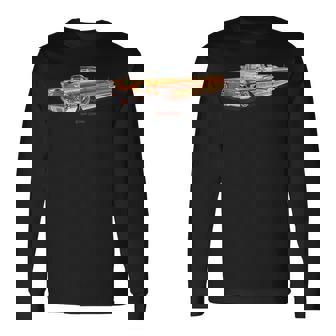 1958 インパラ ファイナルスコア ローライダー Kustom リードそり ホットロッド 長袖Tシャツ - Kawaiitshirt