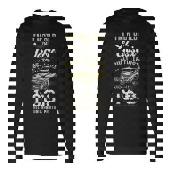 1963年生まれ、62歳の誕生日、クラシックカー 長袖Tシャツ - Kawaiitshirt