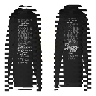 1965年、アメリカ国旗、イーグル、60歳の誕生日、愛国的 長袖Tシャツ - Kawaiitshirt