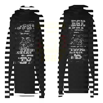 1967年2月以来の伝説 1967年2月生まれ。 長袖Tシャツ - Kawaiitshirt