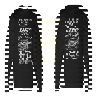 1970年生まれ、55歳の誕生日、クラシックカー 長袖Tシャツ - Kawaiitshirt