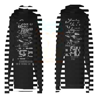 1978年生まれ ヴィンテージカー 47歳の誕生日 長袖Tシャツ - Kawaiitshirt