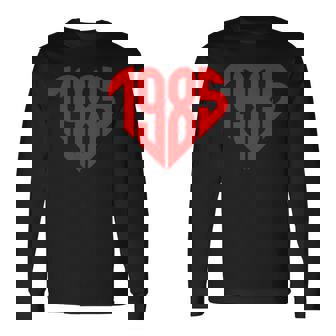 1985 ハート型 ヴィンテージ 1985 ハート型 ラブ 40歳の誕生日に 長袖Tシャツ - Kawaiitshirt