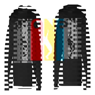 1歳の誕生日ギフト ヴィンテージ テニス 誕生日 1歳 長袖Tシャツ - Kawaiitshirt